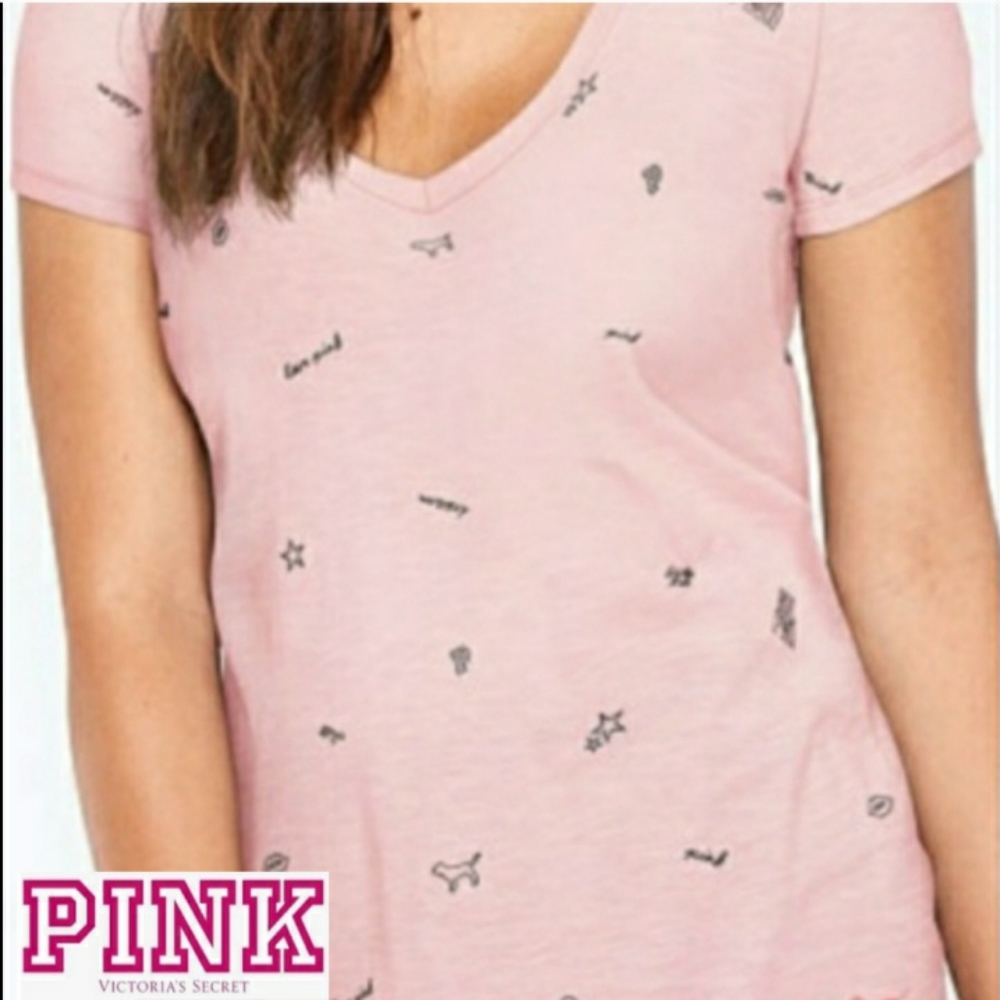 PINK VICTORIA'S SECRET  TSHIRT NWT